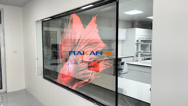 实验室OLED透明屏
