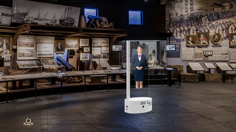 55 寸 OLED 移动 AI 数字人
